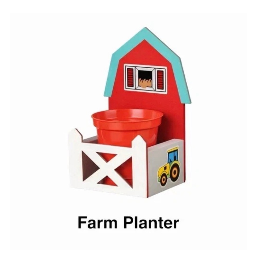 Home Depot Kids Workshop Farm Planter DIY Kit Red Barn Tomato Seeds 6 Available